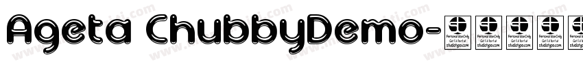 Ageta ChubbyDemo字体转换